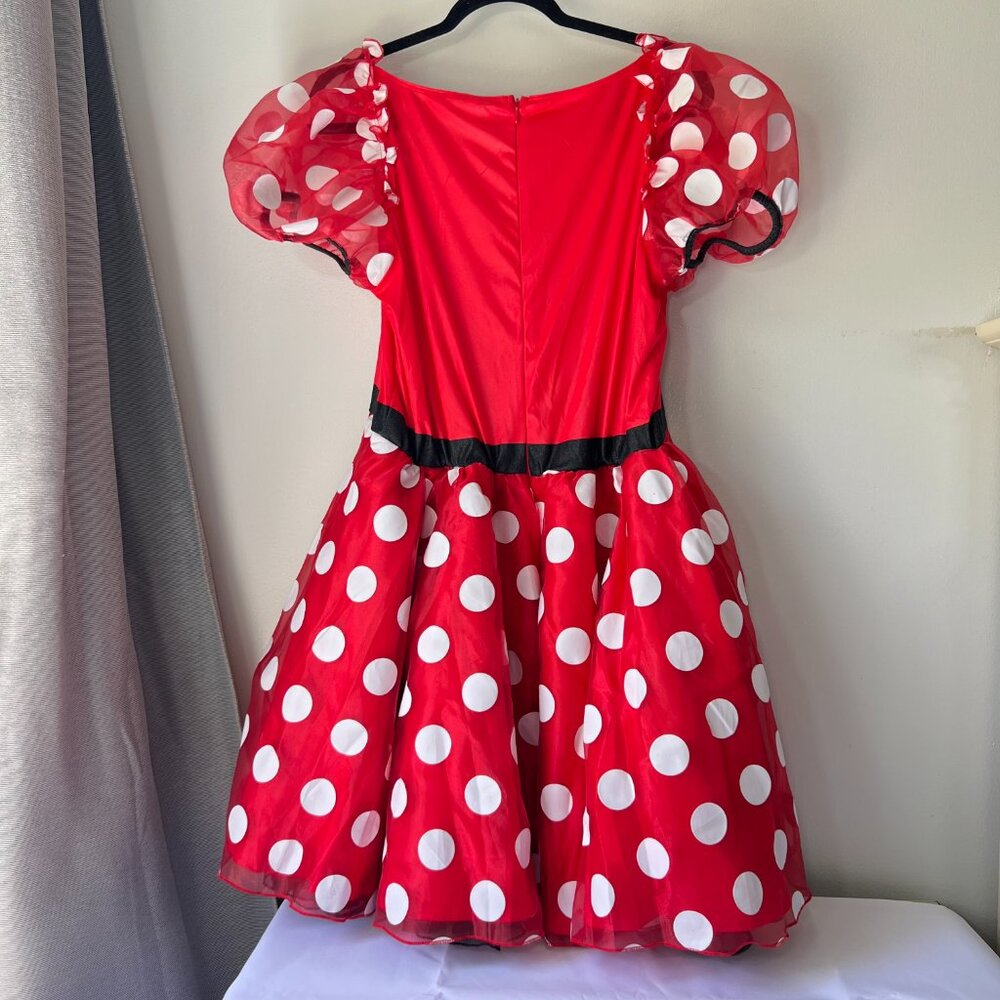 Disney Minnie Mouse Dress & Ears Adult 2XL (18β20) | Cosplay Halloween Costume - Picture 3 of 16